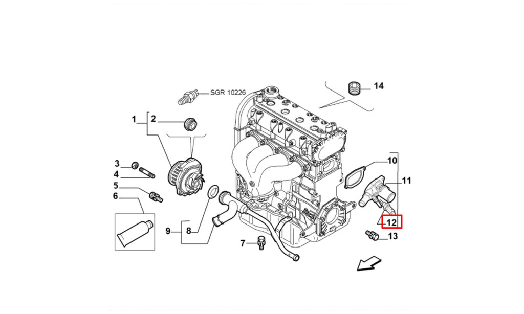 OEM #12370 - Teknik Resim