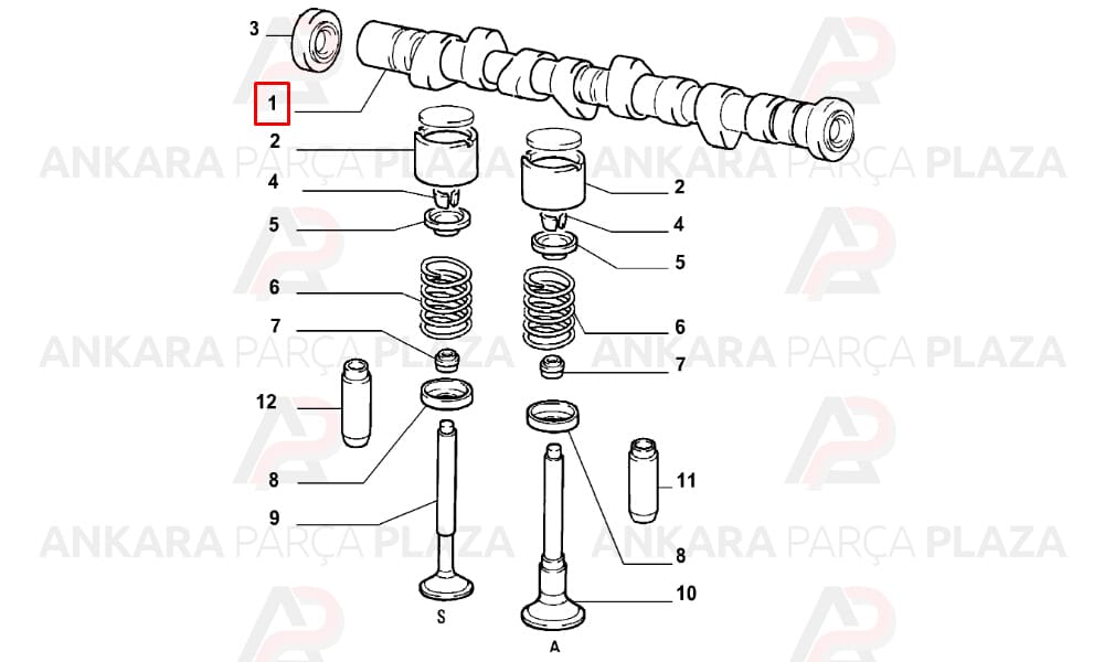 Fiat Albea - Palio - Doblo 1.2 8V Eksantrik Mili Estaş