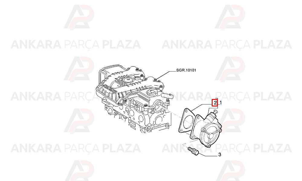 Doblo Palio Punto Scudo 1.9D Vakum Contası Mtj