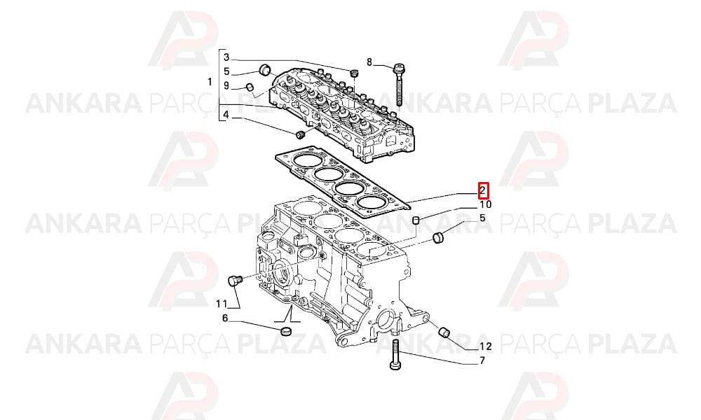 Albea Bravo Brava Marea 1.6 16V 103Hp Silindir Kapak Contası Payen