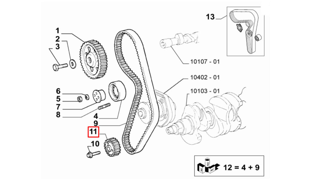 OEM #21825 - Teknik Resim