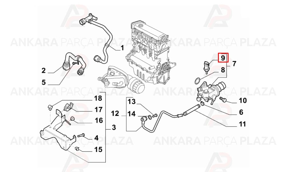 Hararet Müşürü Doblo Bravo Giulietta 1.6 Multijet