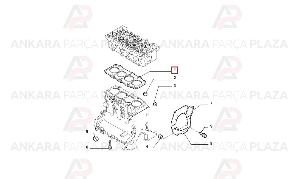 Silindir Kapak Contası Doblo Linea Bravo 2 1.6 Dmtj 0,92Mm