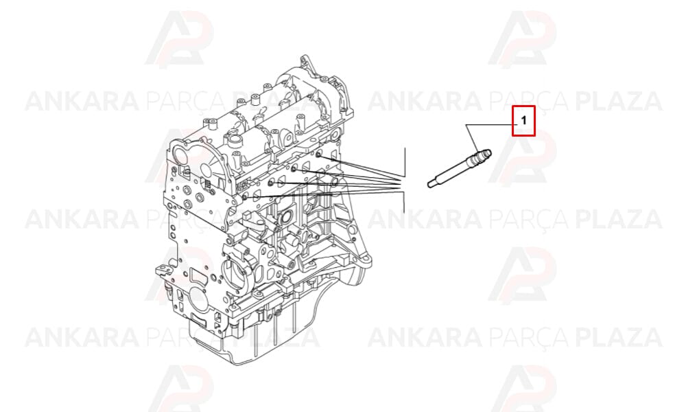Kızdırma Bujisi Fiat : Doblo, Linea, Punto 1.3 Euro 5