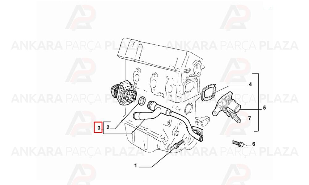 Soğutma Borusu Fiat Egea / Grende Punto / Linea