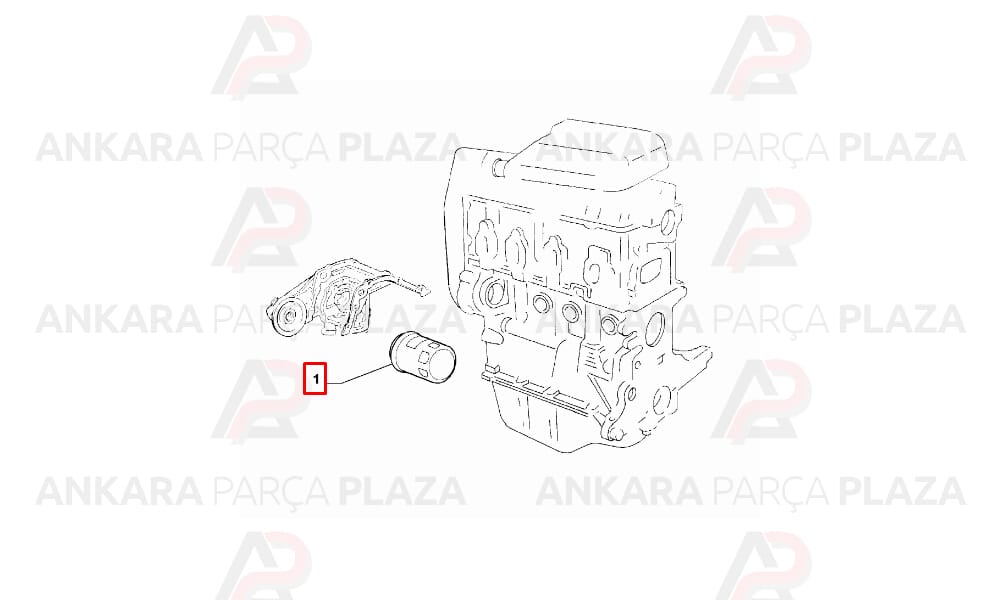 Albea, Brava, Doblo, Grande, Punto, İdea, Linea 1.2 - 1.4 Yağ Filtresi Sardes