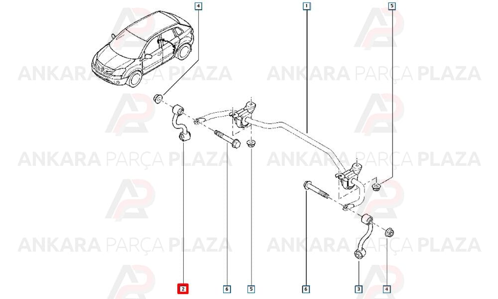 Koleos Arka Z Rot Sağ 2018 Sonrası Ayd