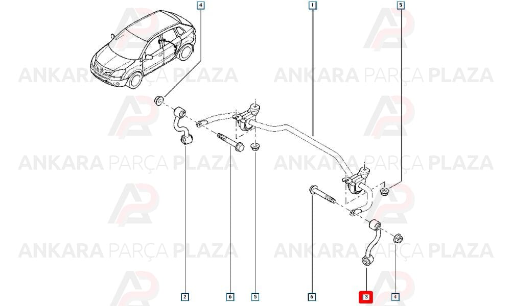 Koleos, 2008 Sonrası Arka Z Rot Sol Ayd
