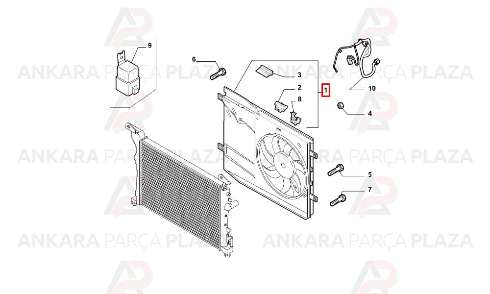 Punto, Grande Punto 1.3 Multıjet Radyatör Klima Fan Motoru Davlumbazlı Seger