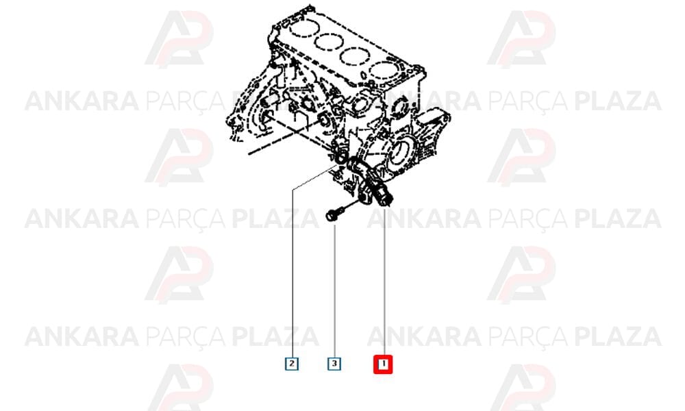 Motor Soğutma Borusu Dacia Pick Up Logan 1.4
