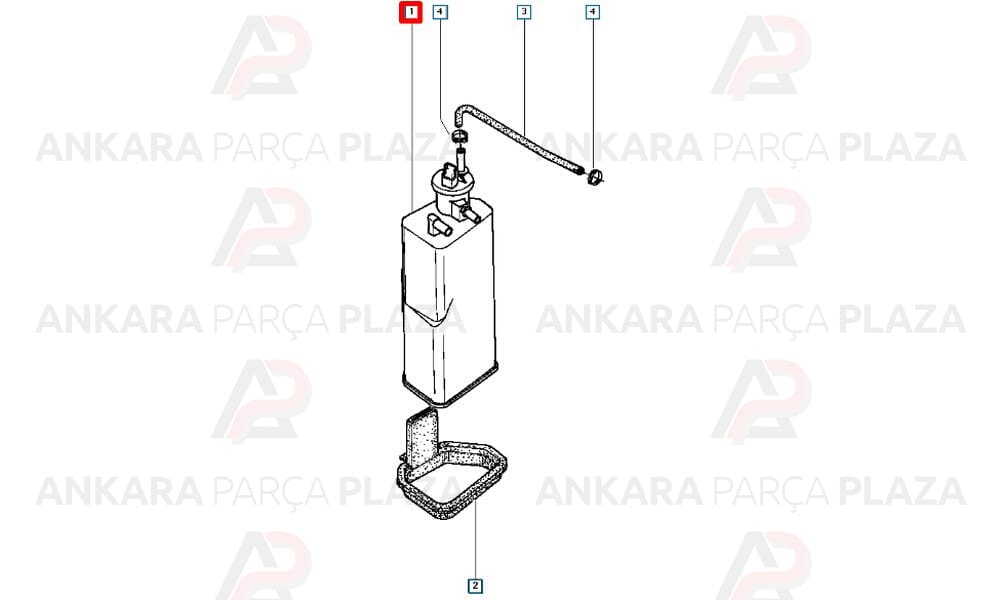 Kanister Benzin Dinlendirici Solenza F4P R19 K7M Megane 6001546321 7700418166