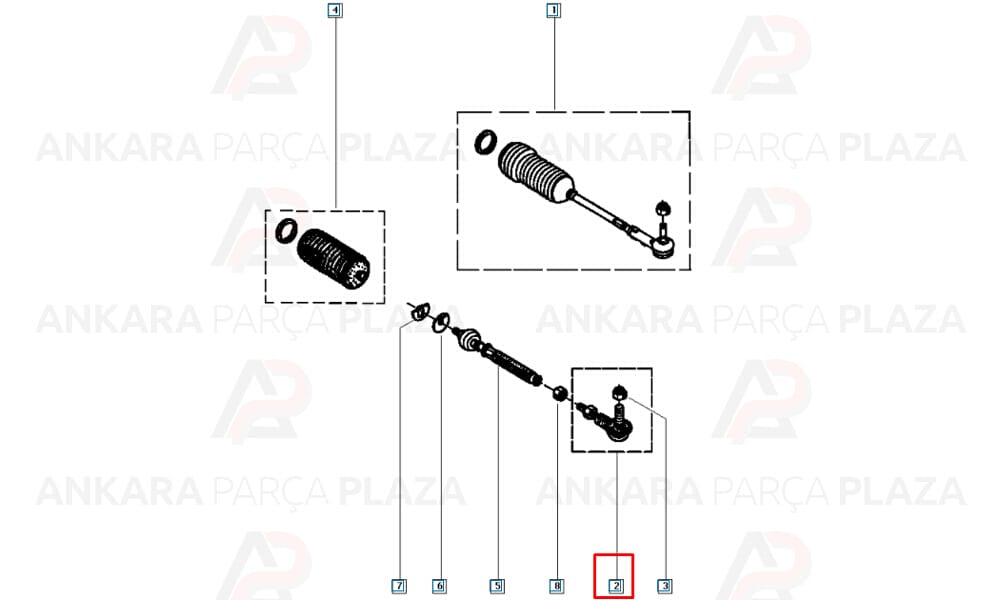 Solenza 03 - 06 Rot Başı Sağ - Sol Aynı Adet 6001546523