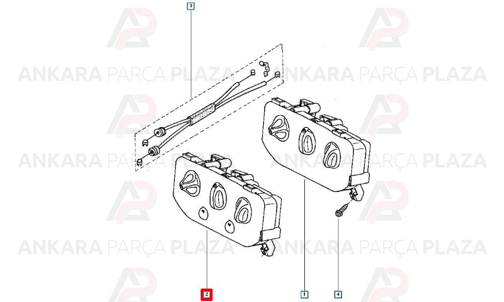 Kalorifer Kumanda Paneli Solenza 6001546602 6001549496