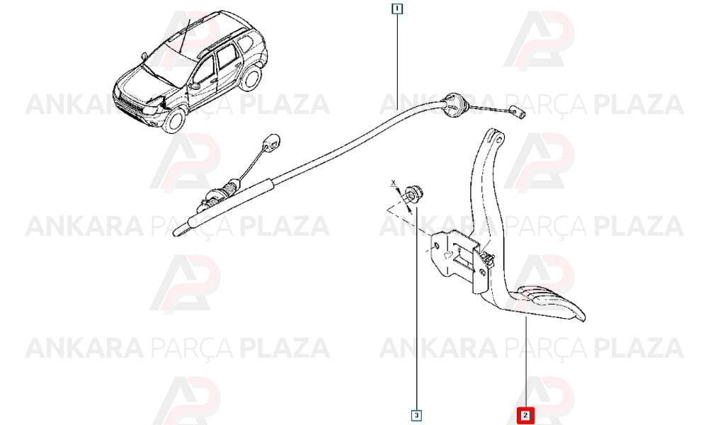 Logan Gaz Pedalı 6001547460