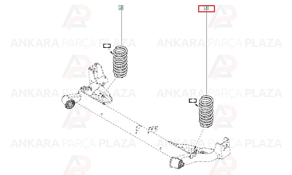 Helezon Yayı Arka Renault Clio Symbol