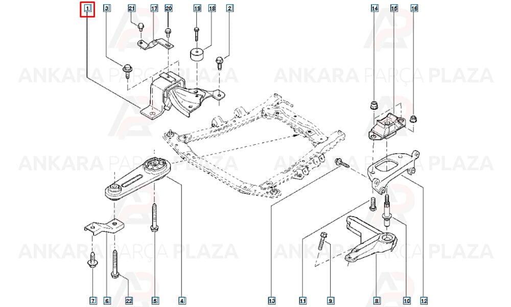 Motor Takozu Logan Sandero 1,4/1,6 16V