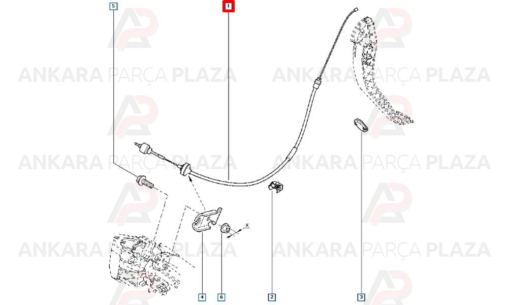 Debriyaj Teli Dacia Logan 1.5 Dci