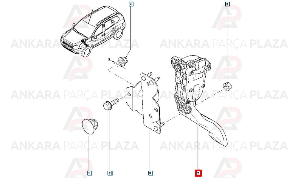 Logan Gaz Pedalı 6001548477