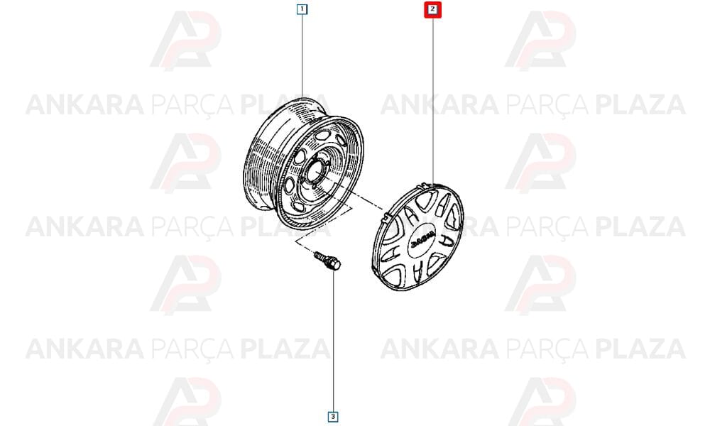 Jant Kapağı Solenza 6001548585