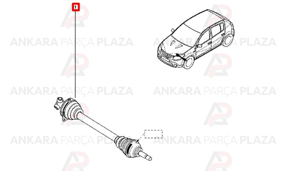 Ön Aks Sol Logan Absli 6001548658 391010167R