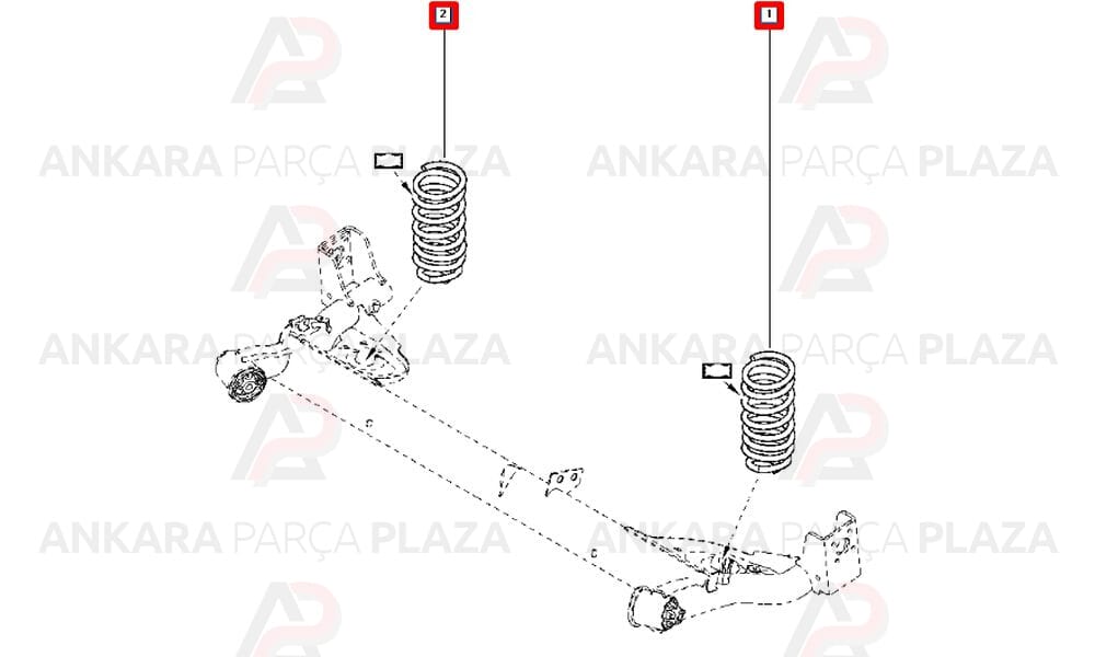 Helezon Yayı Arka Logan 1.4/1.6/1.5Dcı 2004 >