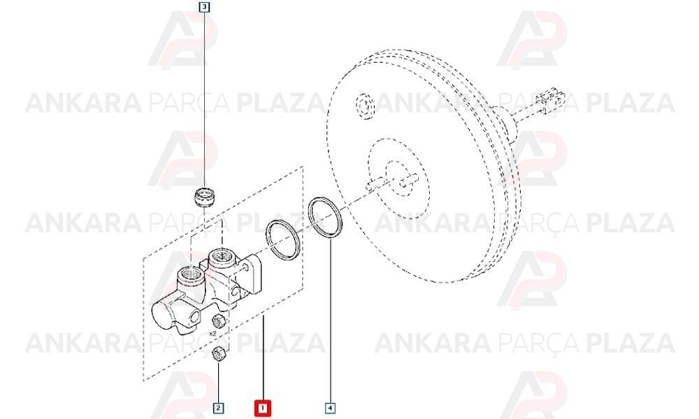 Duster Fren Ana Merkezi Orijinal 6001551314