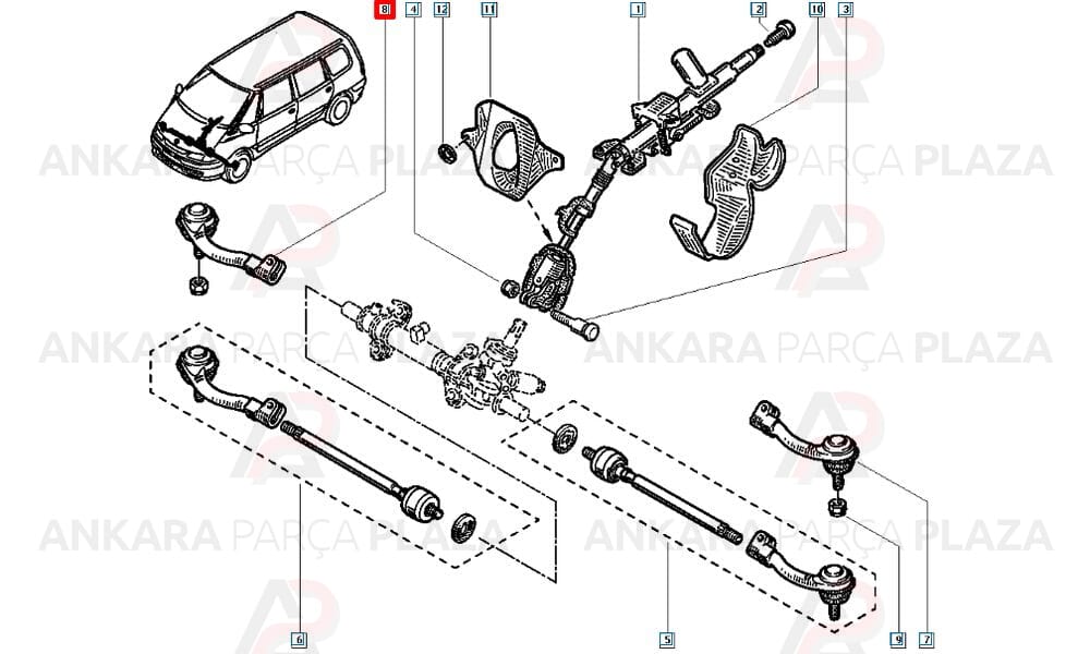 Rot Başı Sağ Renault Espace 3