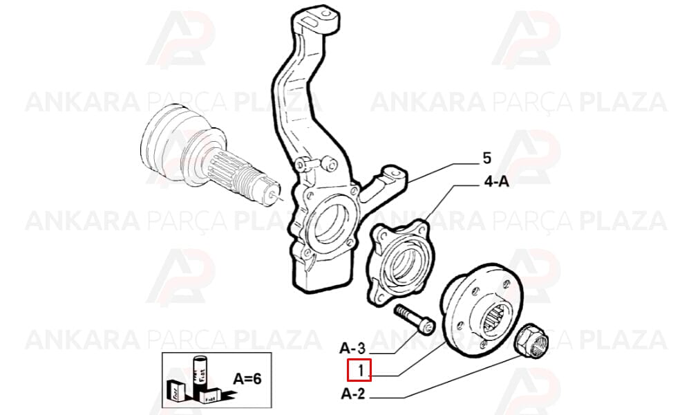 Alfa 159 Tekerlek Poryası Ön Sağ Veya Sol 2005 - 2011 Formpart