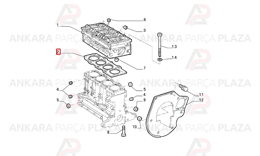 Brava Bravo Punto Alfa 145 146 147 156 1.6 1.8 Silindir Kapak Contası Victor Reinz