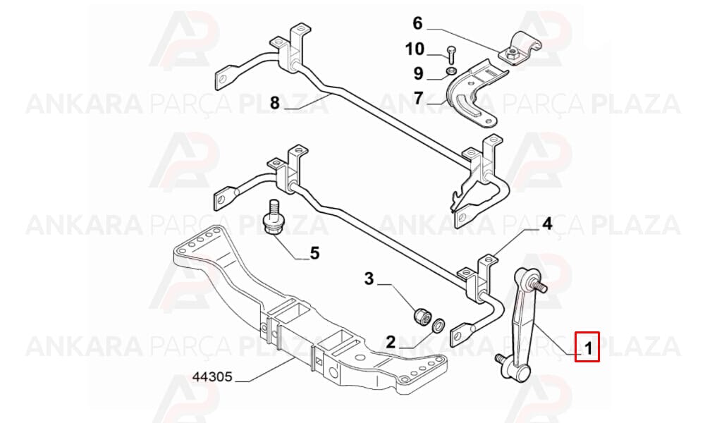 Alfa Romeo 147 2001>, 156 1997 - 2005 Arka Z Rot Sağ Veya Sol Ayd