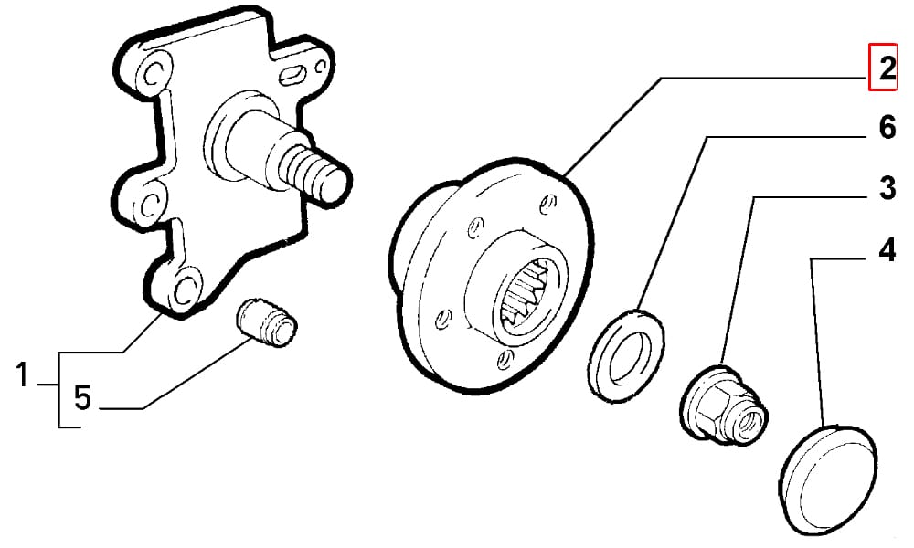 Alfa 156 1997 - 2001 Alfa 147 2000 - 2009 Tekerlek Poryası Arka Sağ Veya Sol Formpart