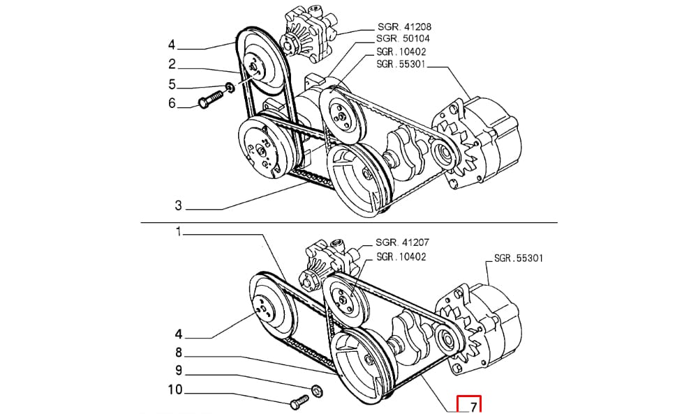 Alfa 164 Kanallı Kayış 4Pk1100 Gates