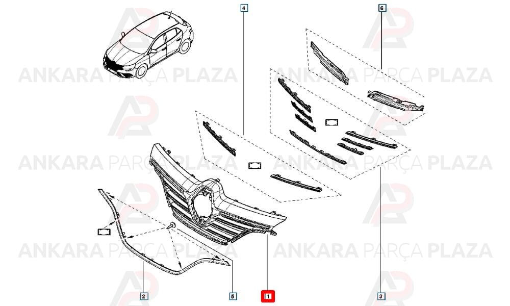 Dış Panjur Nikelajı Çıtalı 2 Çıtalı Megane 4