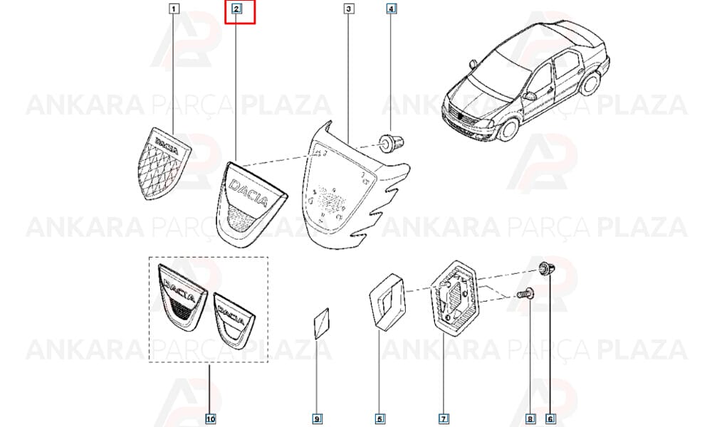 Panjur Arması Dacia Duster Lodgy Dokker