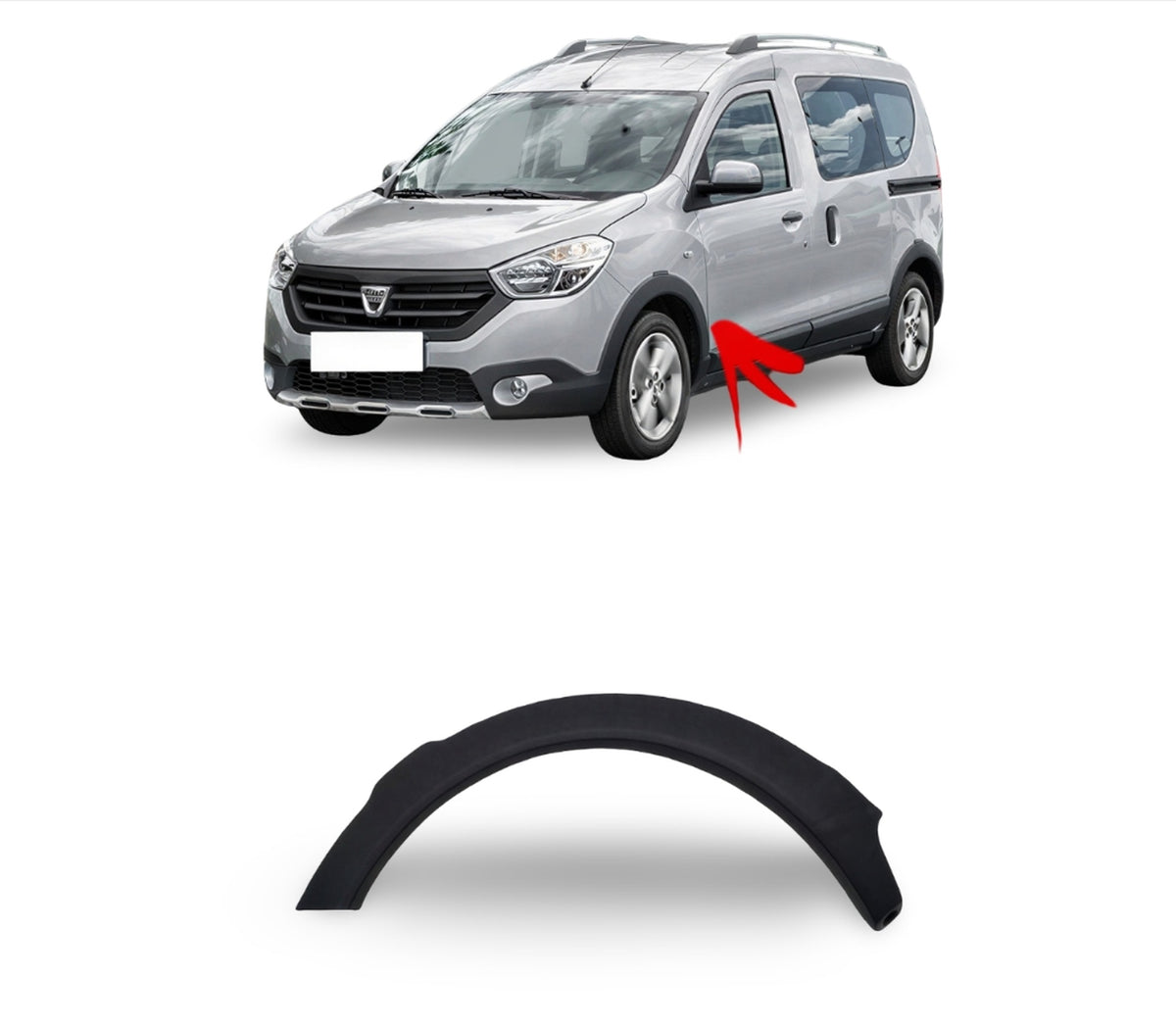 Dacia Dokker Sol Çamurluk Bandı Mais 638755361R - product