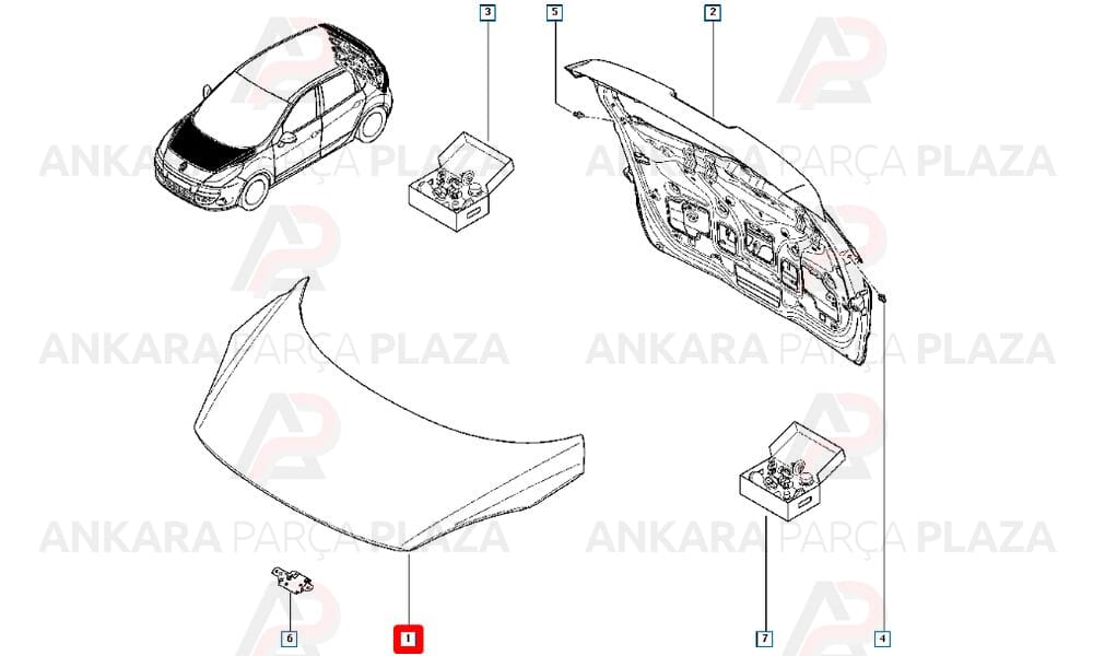 Motor Kaputu Scenic 3 2009 Sonrasi 651000036R