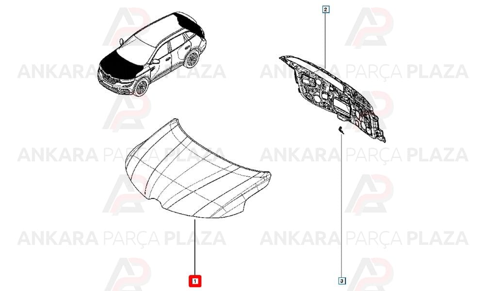 Koleos 17 - 18 Motor Kaputu 651003848R