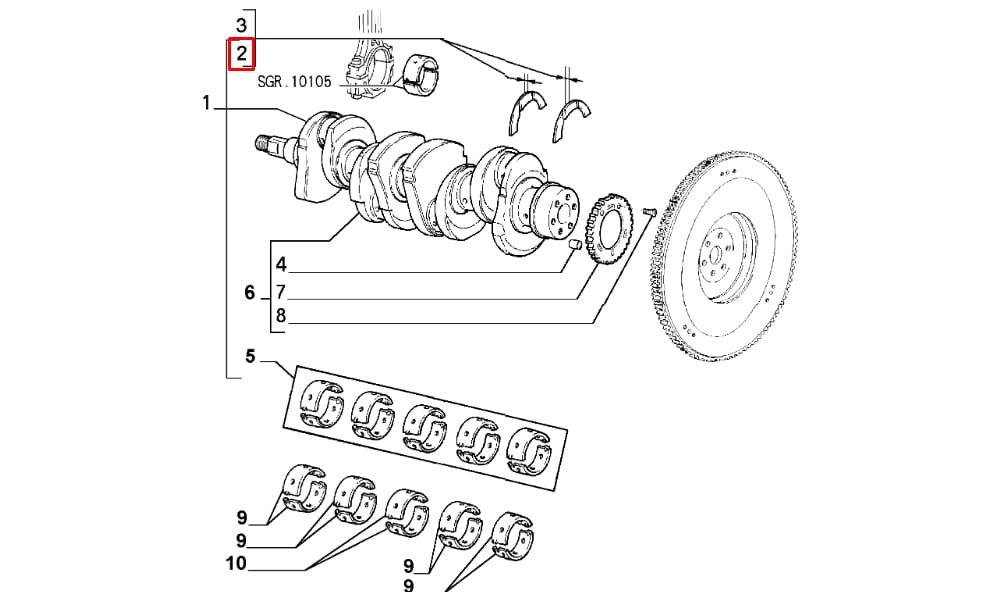 Ay Yatak Doblo Bravo Marea Punto Alfa 145 147 1.9D