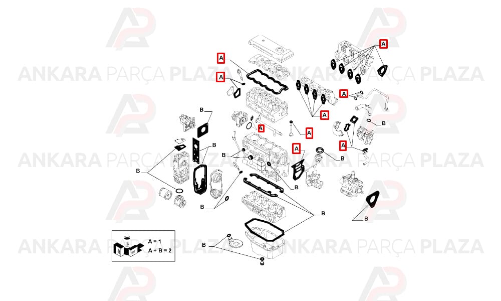 Motor Contası Takım Ducato 2.8 Tdı Jtd Hdı 01 33951 03