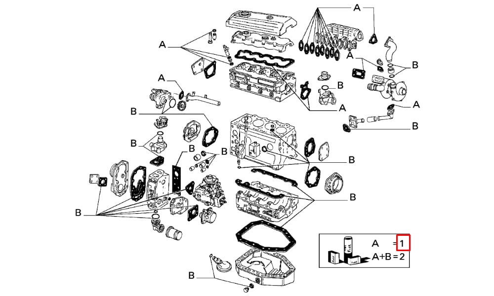 Motor Üst Takım Contası Ducato 2.8D 1998 - 2002