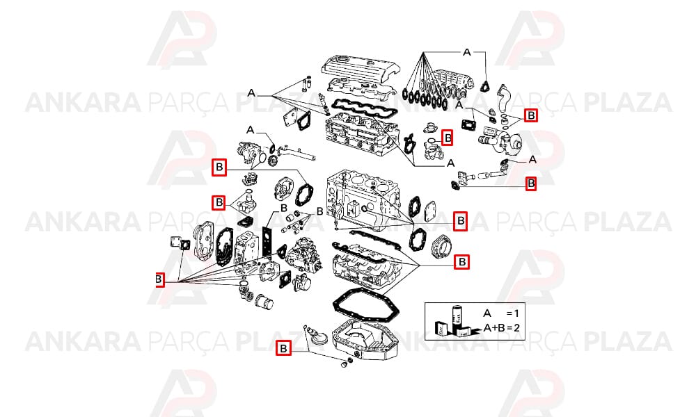 Takım Conta Keçesiz Silindir Kapak Contasız Ducato Master 2.8Td