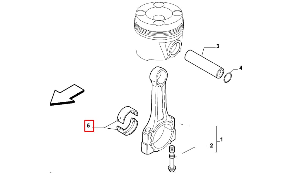 Kol Yatak Std Albea Linea Doblo Fiorino Punto 1.3 Mtj