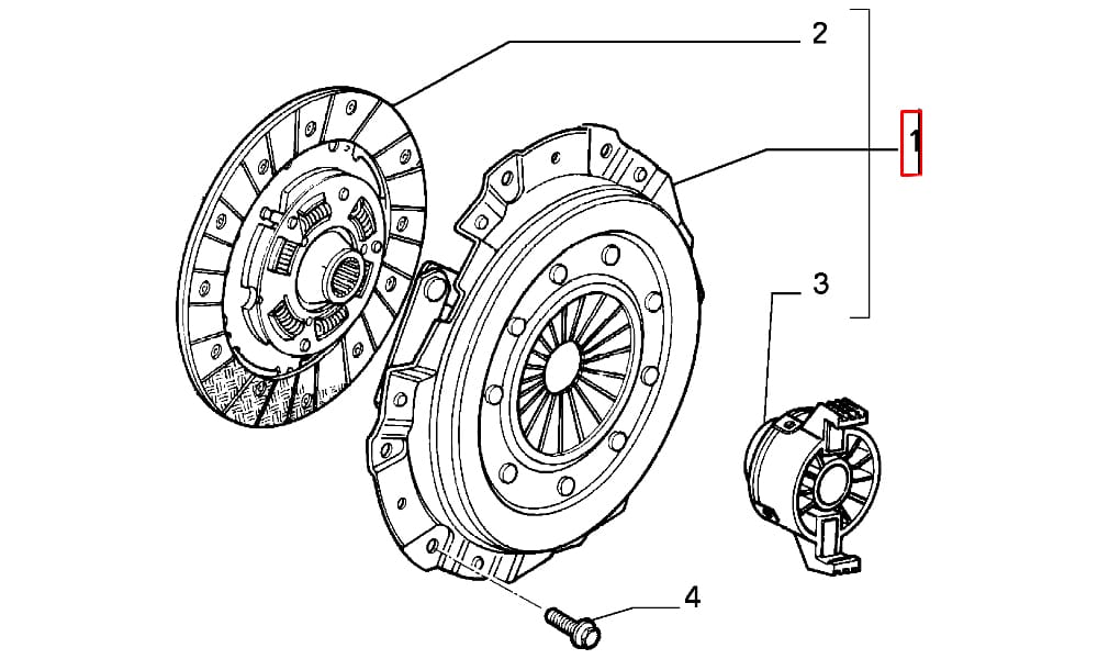 Debriyaj Seti Rulmanlı Fiat Palio, Albea 1.2 16V