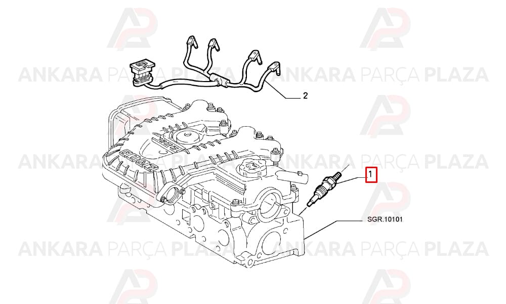 Kızdırma Bujisi Doblo 1,9D Turbosuz