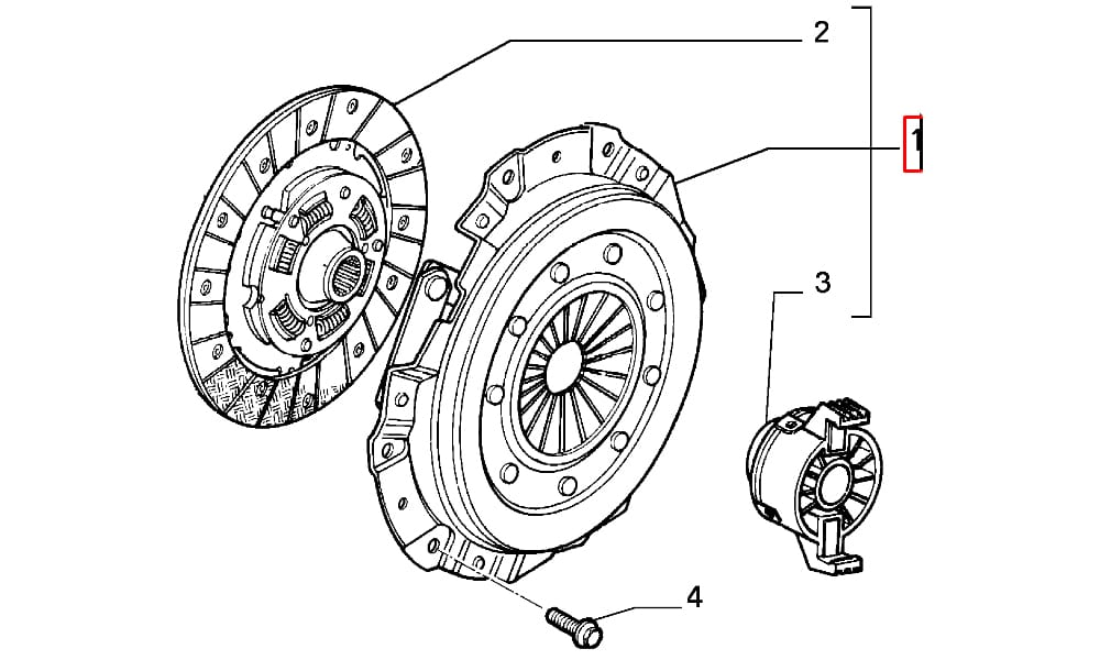 Debriyaj Seti Fiat Palio 1.2 Siena 1.2 8V 1998 - 2002
