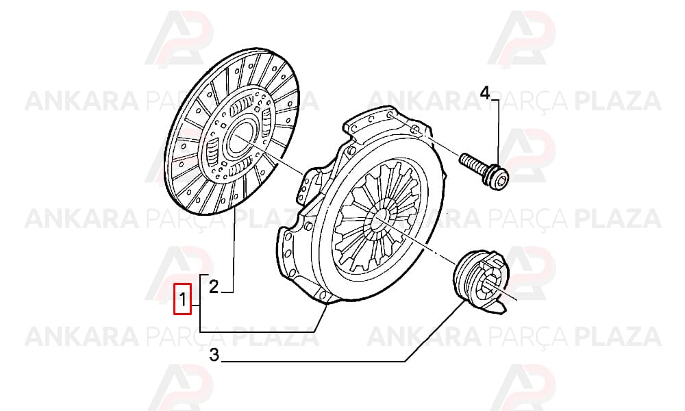 Debriyaj Seti Ducato 2,5D /2,8D 1998 - 2002