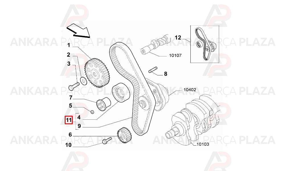 Triger Seti Doblo 1.2 Palio 1.2 2002 >