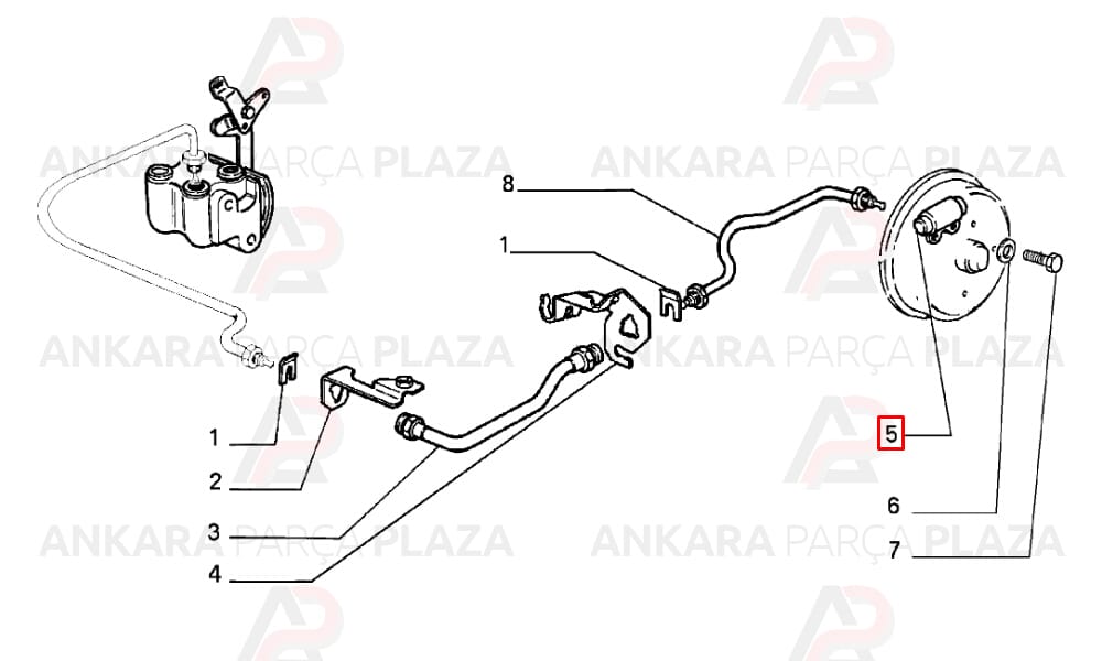 Tempra Sw Arka Fren Merkezi Cifam