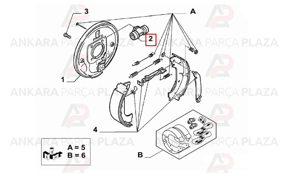 Scudo 1.9D 1995 > Arka Fren Merkezi Bosch