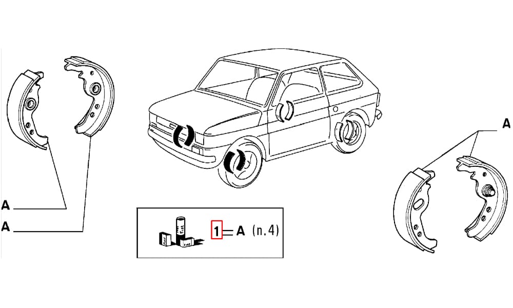Fiat Uno Kampana Balata Valeo